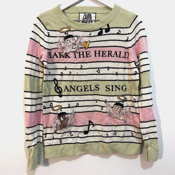 Whoopi Goldberg Hark the Herald Angels Sing Ugly Christmas Sweater - Picture 3 of 11